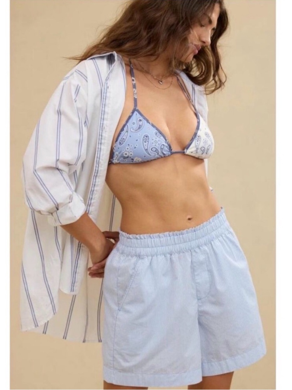 Aerie Good Day high rise boxer shorts
